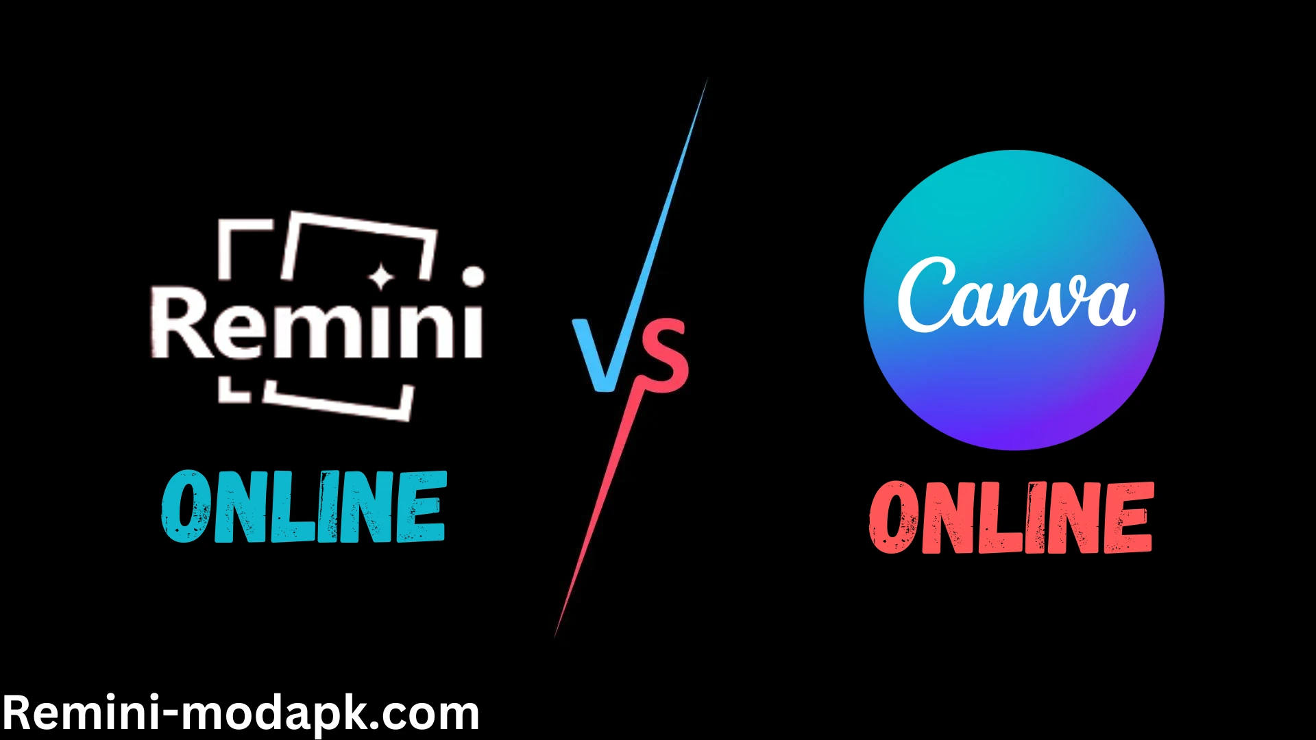 Remini Online VS Canva Online