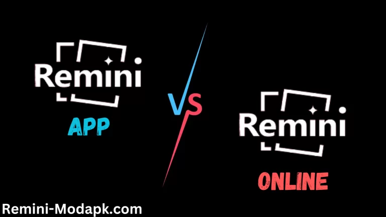 Free Remini Online VS Remini App Free